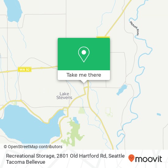 Mapa de Recreational Storage, 2801 Old Hartford Rd