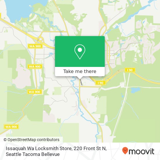Mapa de Issaquah Wa Locksmith Store, 220 Front St N