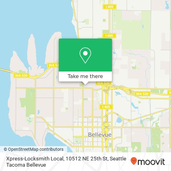 Xpress-Locksmith Local, 10512 NE 25th St map