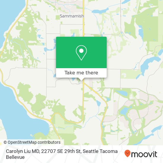 Carolyn Liu MD, 22707 SE 29th St map