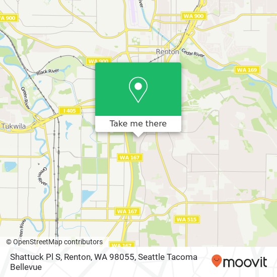 Shattuck Pl S, Renton, WA 98055 map