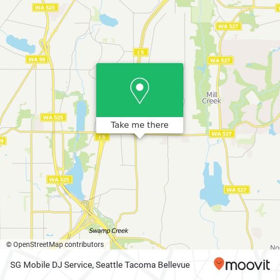 SG Mobile DJ Service map