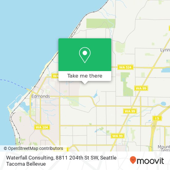 Waterfall Consulting, 8811 204th St SW map