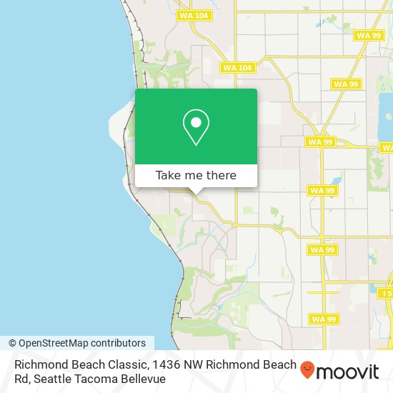 Richmond Beach Classic, 1436 NW Richmond Beach Rd map