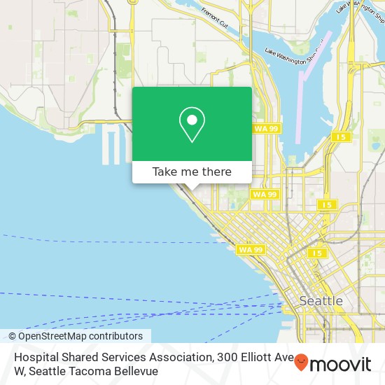 Hospital Shared Services Association, 300 Elliott Ave W map