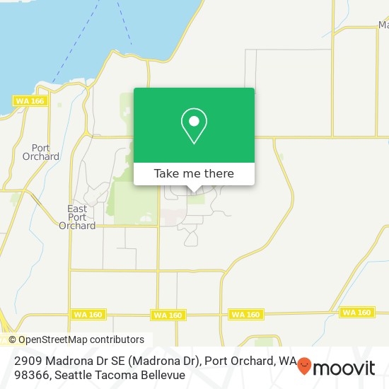 2909 Madrona Dr SE (Madrona Dr), Port Orchard, WA 98366 map