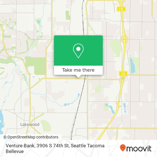 Mapa de Venture Bank, 3906 S 74th St