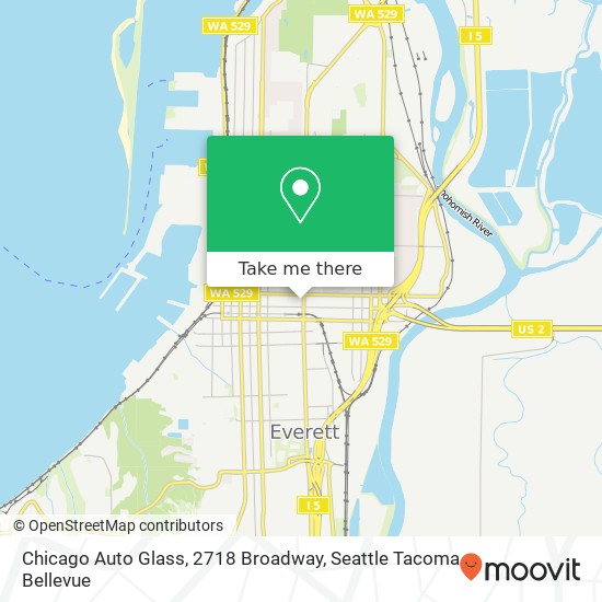 Chicago Auto Glass, 2718 Broadway map