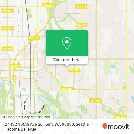 24432 100th Ave SE, Kent, WA 98030 map