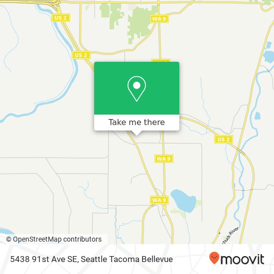 Mapa de 5438 91st Ave SE, Snohomish, WA 98290