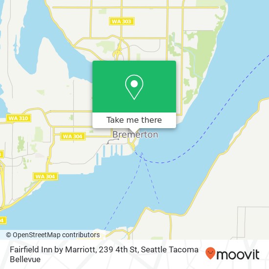 Mapa de Fairfield Inn by Marriott, 239 4th St
