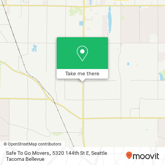 Mapa de Safe To Go Movers,, 5320 144th St E