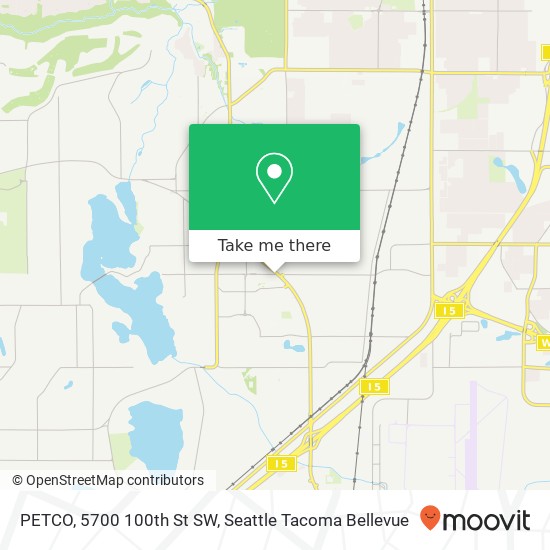 Mapa de PETCO, 5700 100th St SW