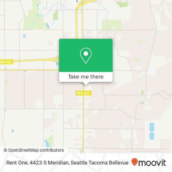 Rent One, 4423 S Meridian map