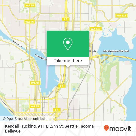 Kendall Trucking, 911 E Lynn St map