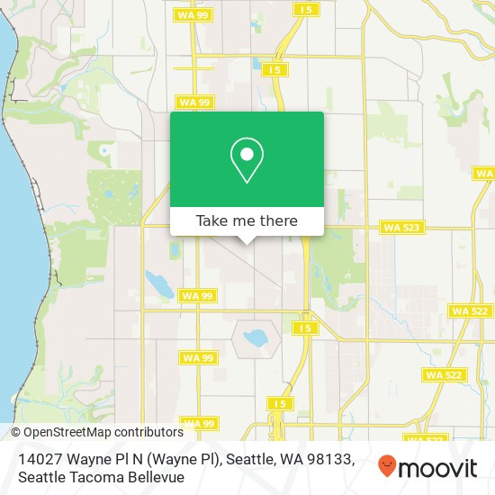 14027 Wayne Pl N (Wayne Pl), Seattle, WA 98133 map