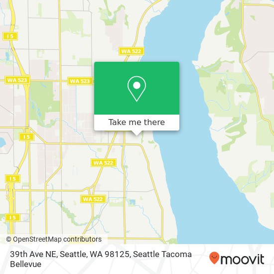 39th Ave NE, Seattle, WA 98125 map