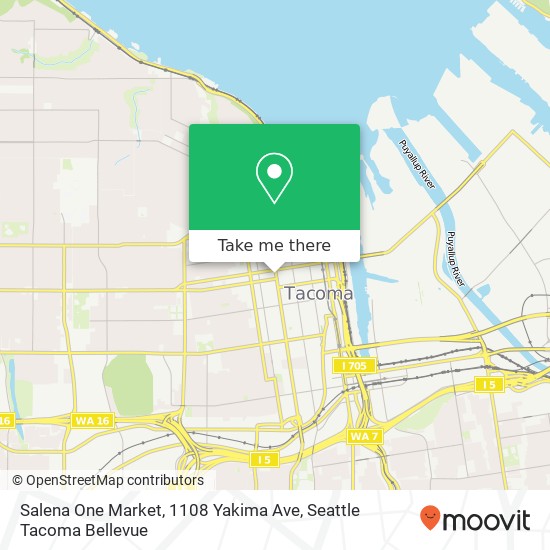 Salena One Market, 1108 Yakima Ave map