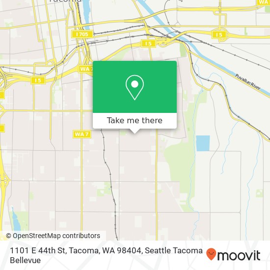 1101 E 44th St, Tacoma, WA 98404 map