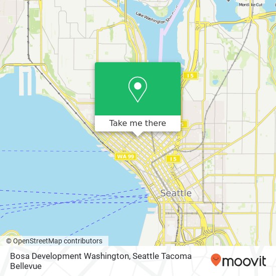 Mapa de Bosa Development Washington
