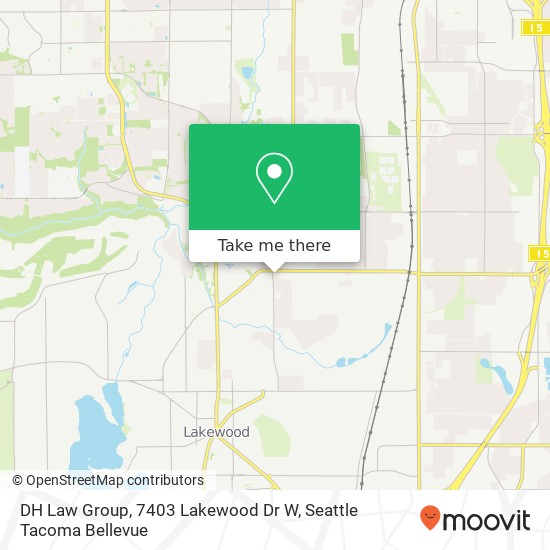 DH Law Group, 7403 Lakewood Dr W map