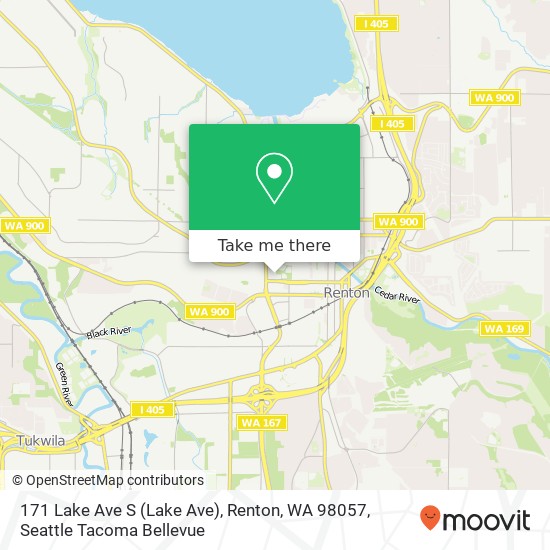 171 Lake Ave S (Lake Ave), Renton, WA 98057 map