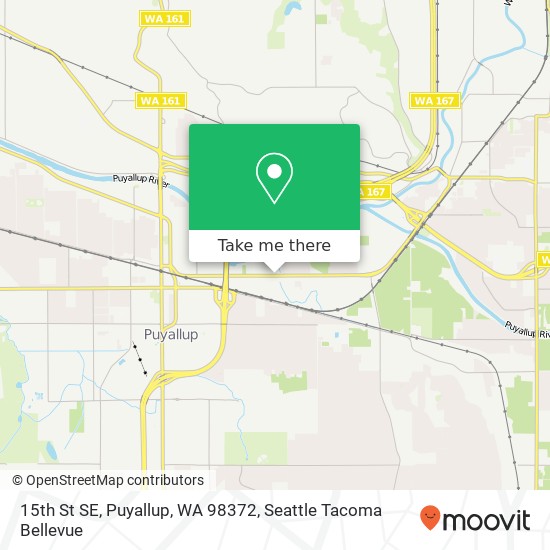 Mapa de 15th St SE, Puyallup, WA 98372