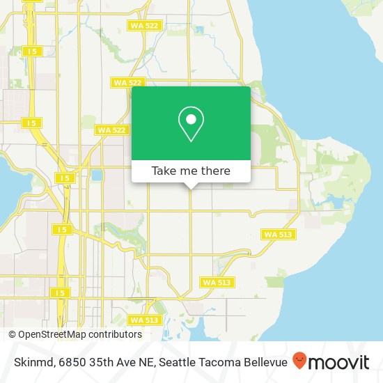 Mapa de Skinmd, 6850 35th Ave NE