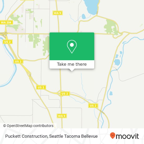 Puckett Construction map
