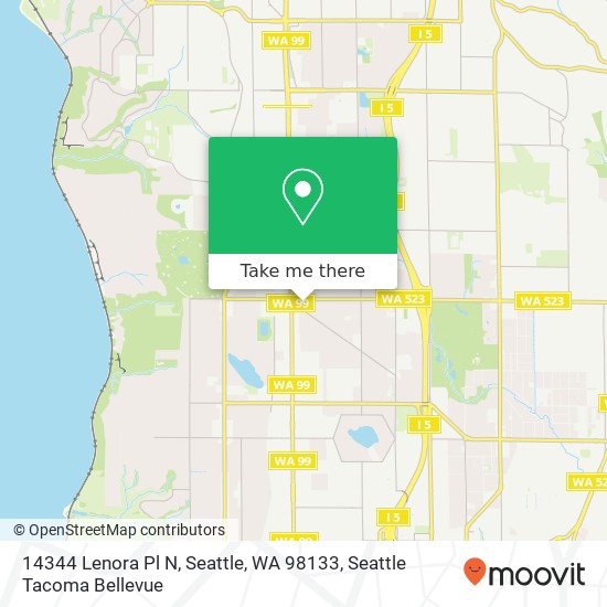 14344 Lenora Pl N, Seattle, WA 98133 map