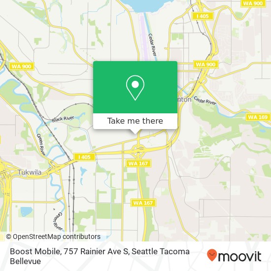 Boost Mobile, 757 Rainier Ave S map