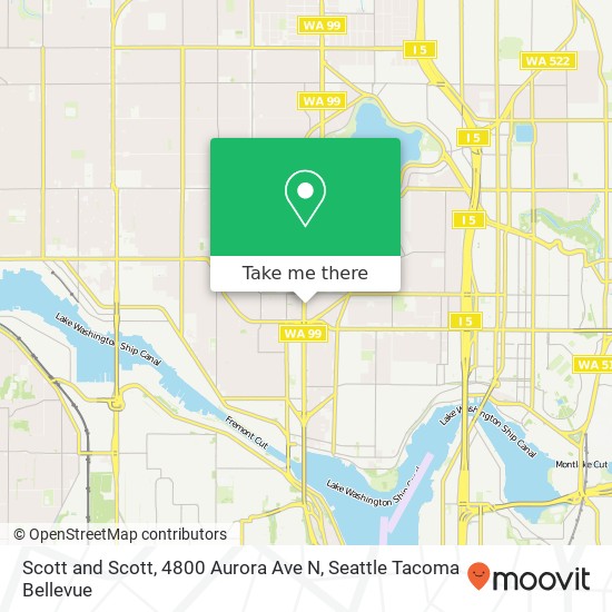 Mapa de Scott and Scott, 4800 Aurora Ave N