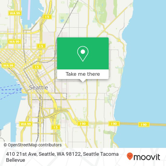 Mapa de 410 21st Ave, Seattle, WA 98122