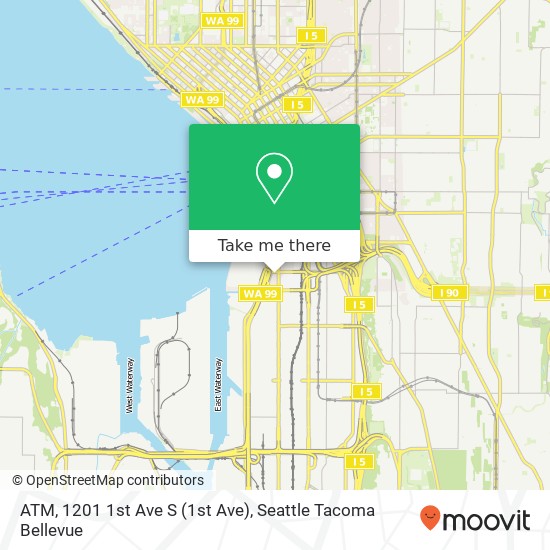 Mapa de ATM, 1201 1st Ave S