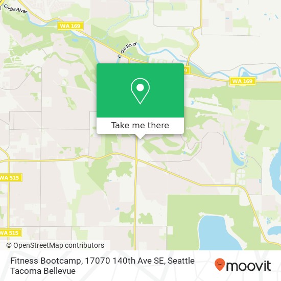 Mapa de Fitness Bootcamp, 17070 140th Ave SE