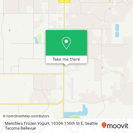 Mapa de Menchie's Frozen Yogurt, 10306 156th St E