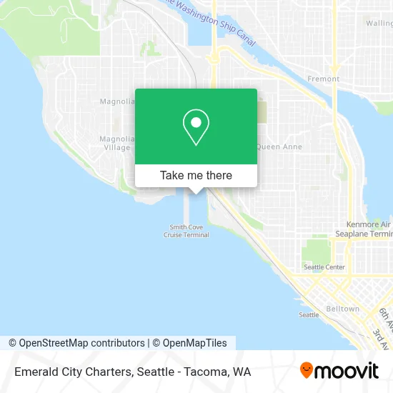 Emerald City Charters map