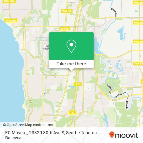 Mapa de EC Movers,, 23820 30th Ave S