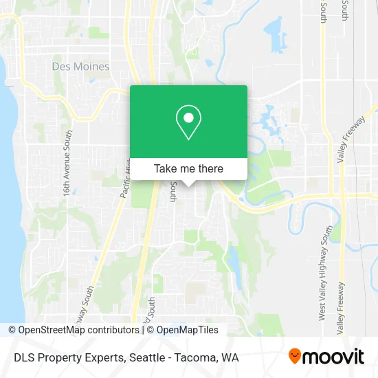 DLS Property Experts map