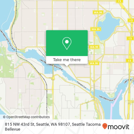 815 NW 43rd St, Seattle, WA 98107 map