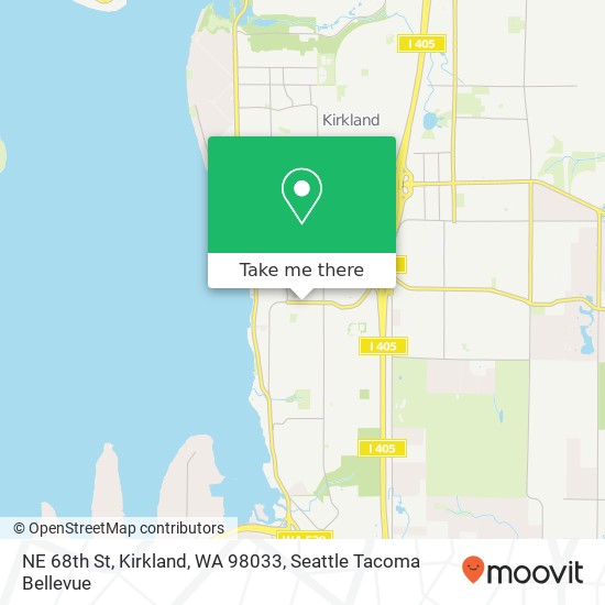 NE 68th St, Kirkland, WA 98033 map