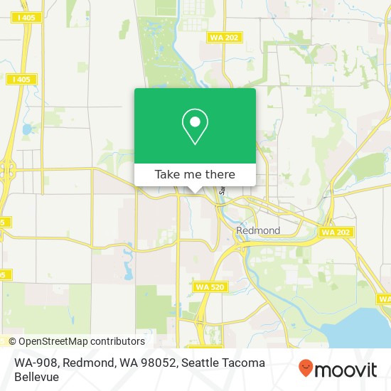 Mapa de WA-908, Redmond, WA 98052