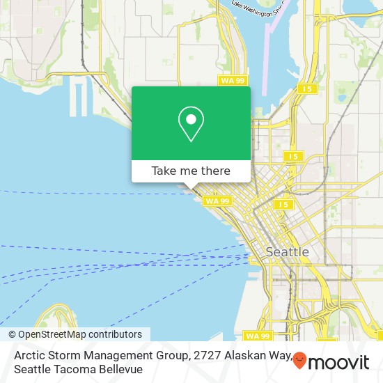 Mapa de Arctic Storm Management Group, 2727 Alaskan Way