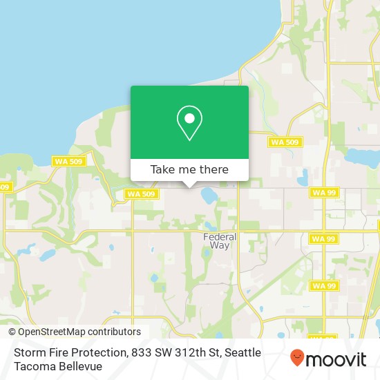 Storm Fire Protection, 833 SW 312th St map