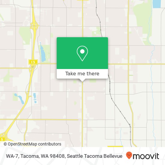 WA-7, Tacoma, WA 98408 map