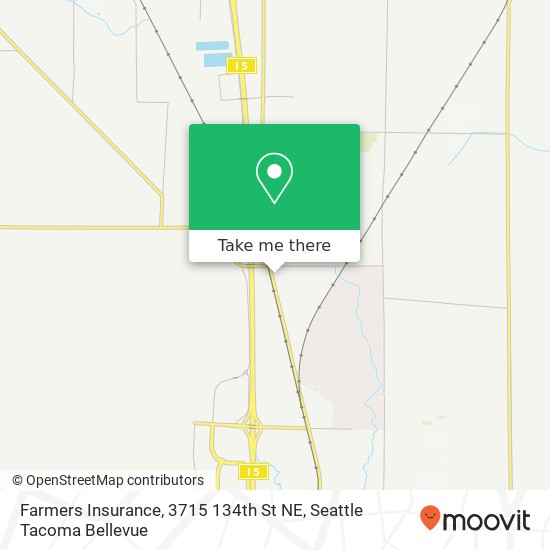 Mapa de Farmers Insurance, 3715 134th St NE