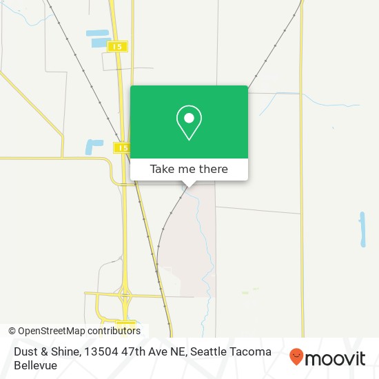 Mapa de Dust & Shine, 13504 47th Ave NE