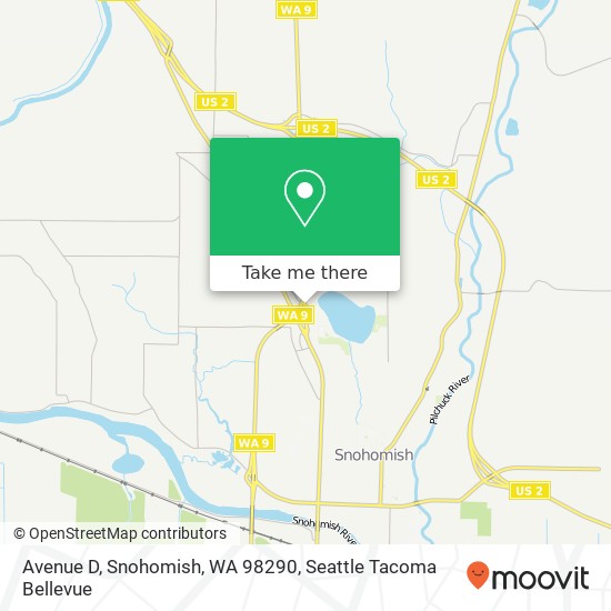 Mapa de Avenue D, Snohomish, WA 98290