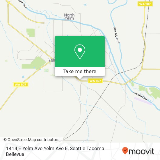 Mapa de 1414,E Yelm Ave Yelm Ave E, Yelm, WA 98597