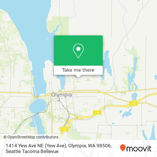 1414 Yew Ave NE (Yew Ave), Olympia, WA 98506 map